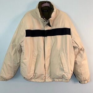 Mens XL? Down And Feathers Nautica Light Beige Hooded Coat